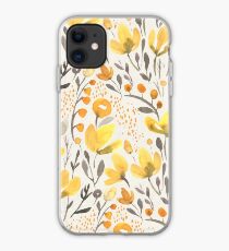 Yellow field iPhone Case