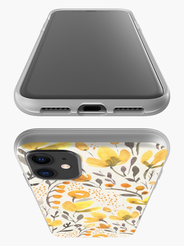 Alternate view of Yellow field iPhone Case & Cover