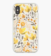 Yellow field iPhone Case