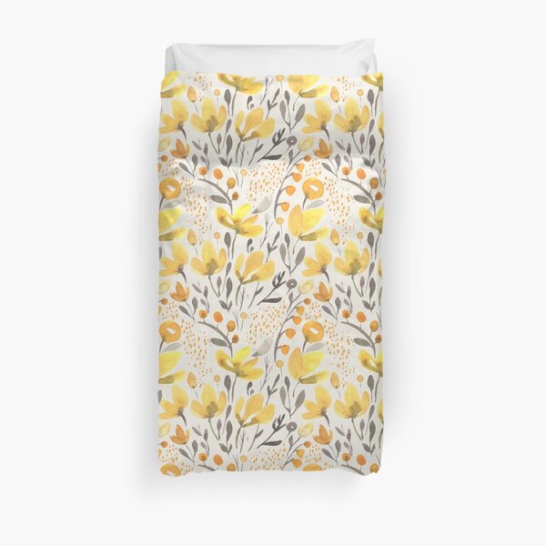 Yellow field Duvet Cover
