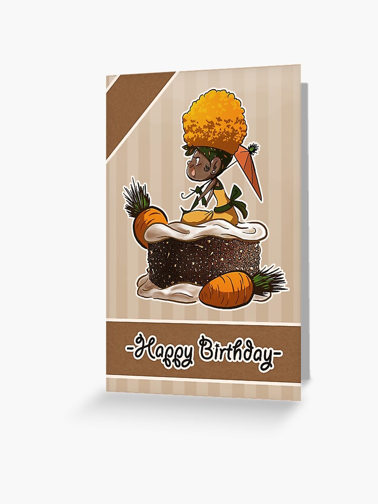 Tarjetas De Felicitacion Feliz Cumpleanos En Zanahoria Ahoy Hoy De Frankiereese Redbubble