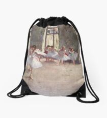 Edgar Degas Französischer Impressionismus-Ölgemälde-Ballerinen, die Tanzen probieren Turnbeutel