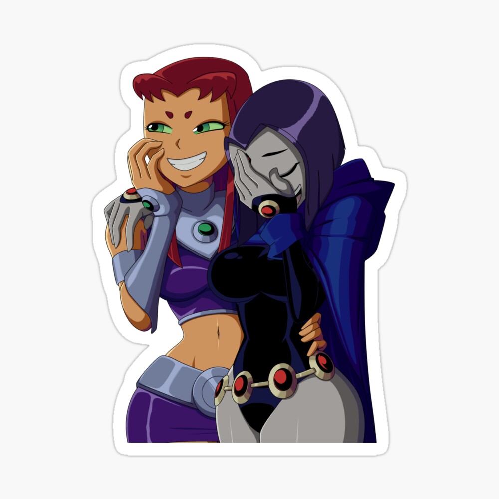 Teen Titans Star fire and Raven