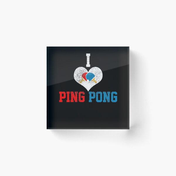 Item preview, Table tennis love heart designed and sold by 4tomic.
