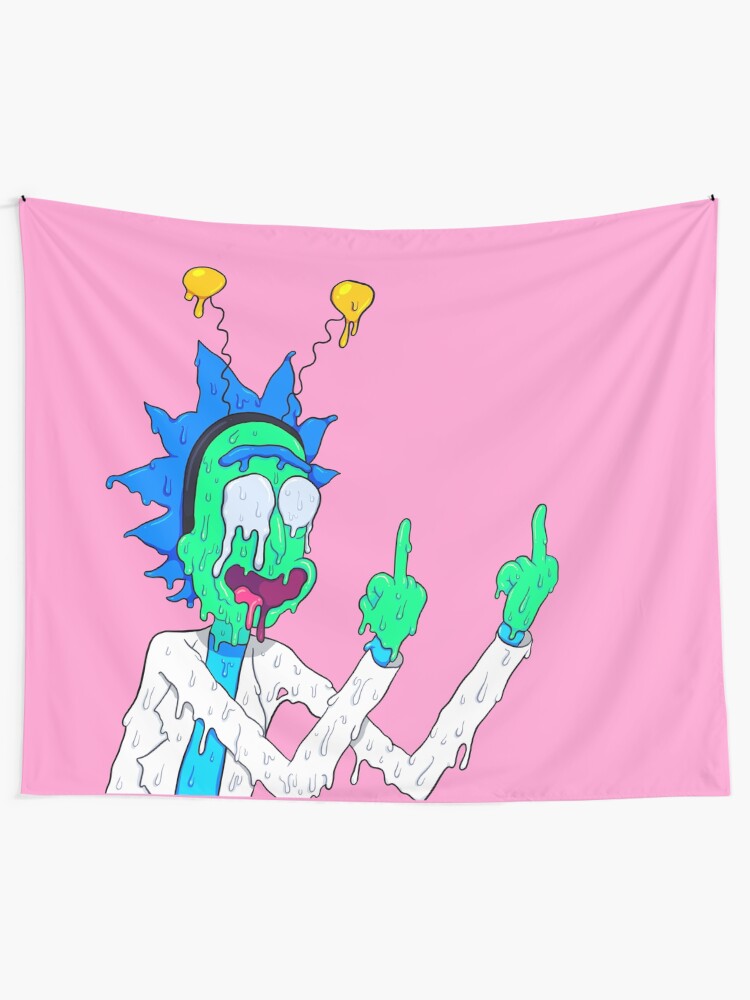 Alternate view of Rick Sanchez Tapestry