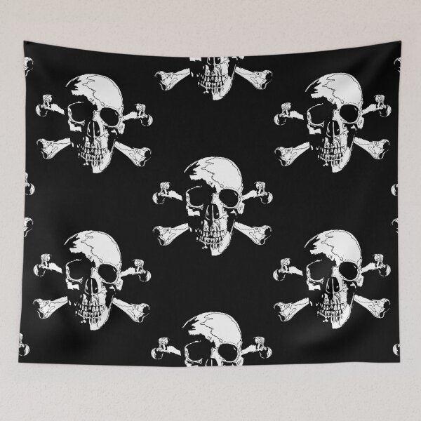 Item preview, Skull and cross bones White designed and sold by EvilLeftHand.