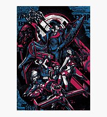 Cowboy bebop - Blue and Pink Photographic Print