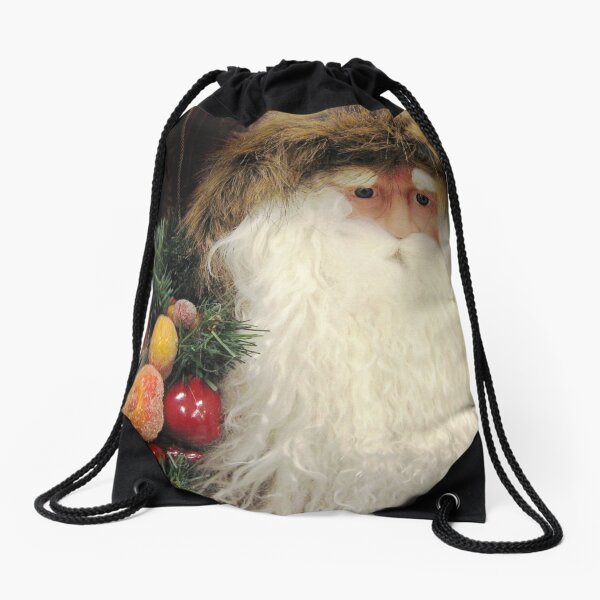 Santa Drawstring Bag