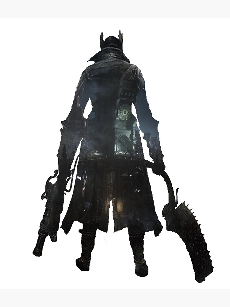 Bloodborne Yharnam Hunter Photographic Print For Sale By   Flat,750x,075,f Pad,750x1000,f8f8f8.u2 