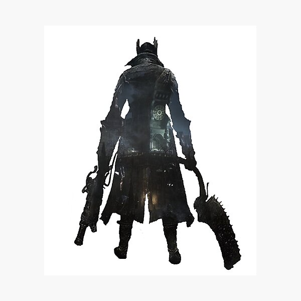 Bloodborne Yharnam Hunter Photographic Print For Sale By   Pp,504x498 Pad,600x600,f8f8f8.u2 