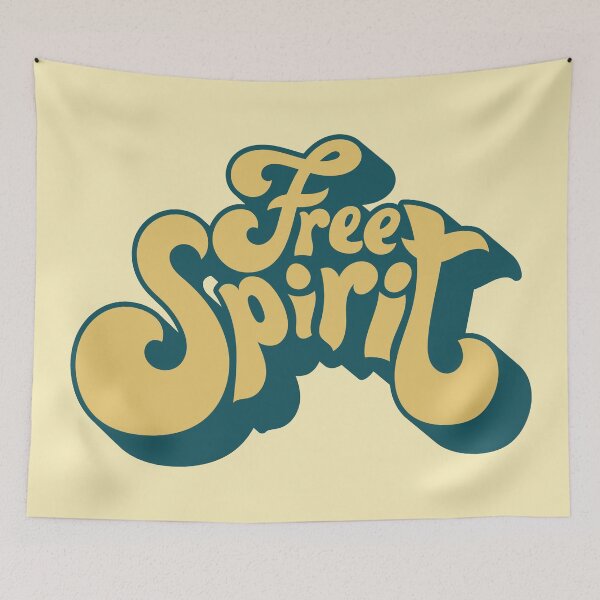 Item preview, Free spirit typography style designed and sold by fariz yuhdi.
