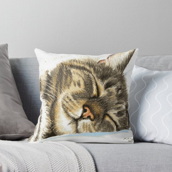 Item preview, Sleeping Tabby Cat designed and sold by MaryAnneHarding.