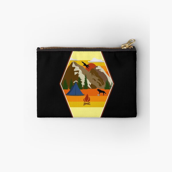 Item preview, Camping wilderness holiday mountains hiking adventure freedom designed and sold by titanosdesign.