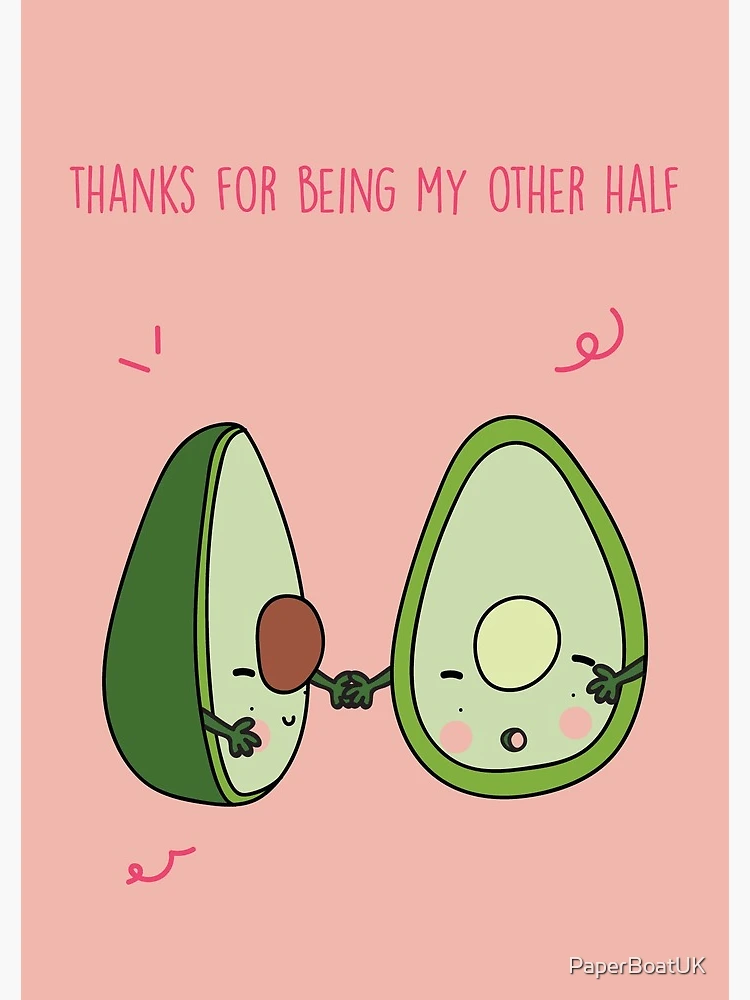 You Are My Other Half, Cute Avocados Travel Mug