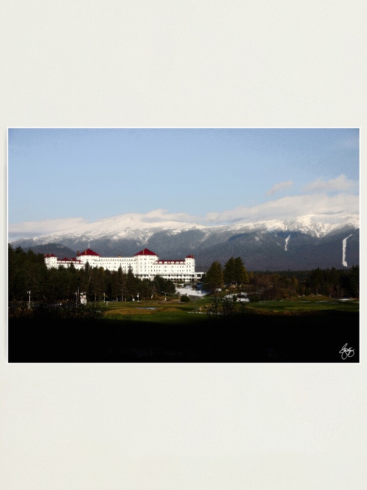 Alternate view of Last Light on the Mount Washington Hotel Photographic Print