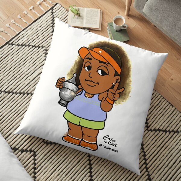 Naomi Osaka Tennis Floor Pillow