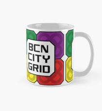 BCN CITY GRID - Corp-Farben Tasse (Standard)