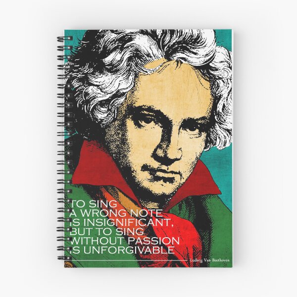 Item preview, Ludwig Van Beethoven Inspirational Quote designed and sold by pahleeloola.