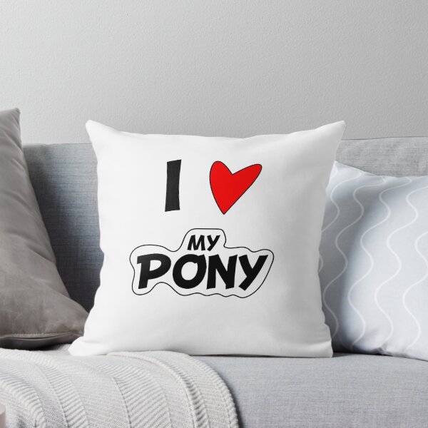 Item preview, I love my pony. Heart, Love, Love, Pony, Gift, Horse, Riding, Friends, Hobby, Mini Horse designed and sold by dm4design.