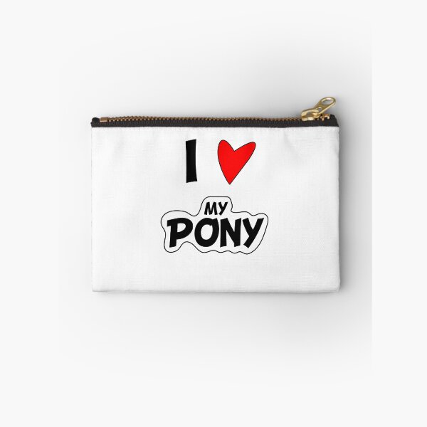 Aperçu de l'œuvre J'aime mon poney. Coeur, amour, amour, poney, cadeau, cheval, équitation, amis, passe-temps, mini-cheval créée et vendue par dm4design.