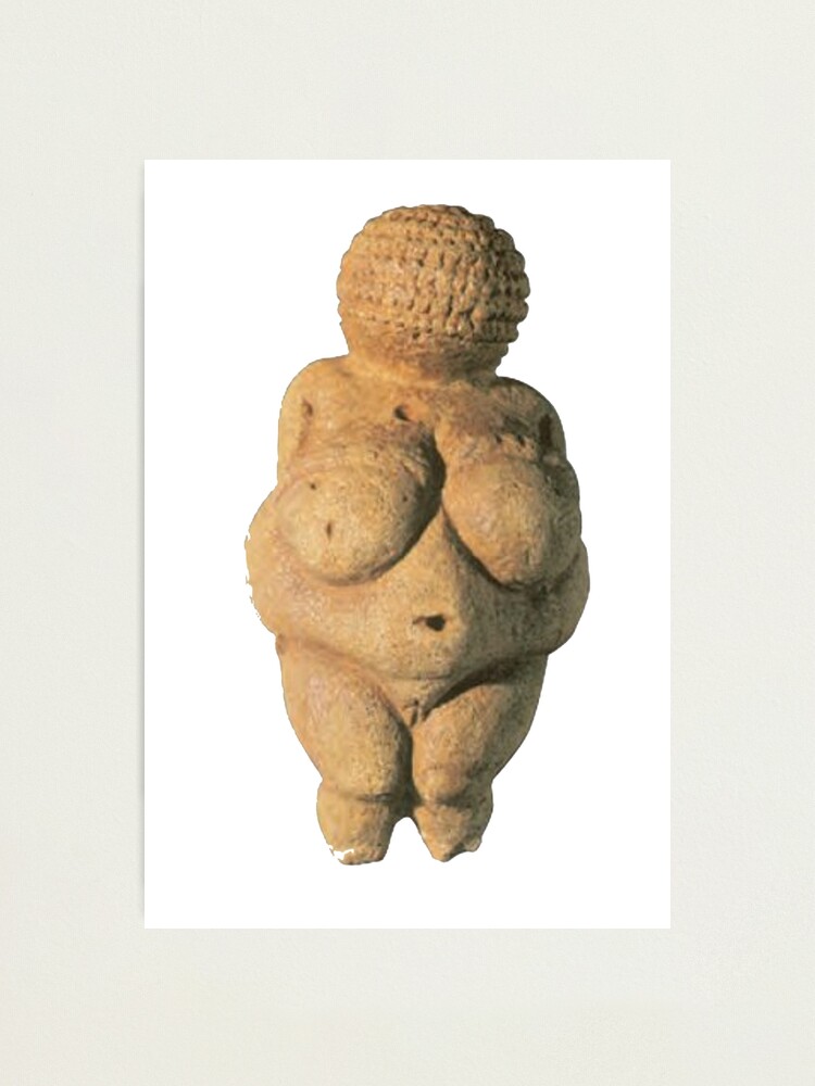 Alternate view of #Venus of #Willendorf #artifact sculpture art figurine statue humanbody #VenusofWillendorf Photographic Print
