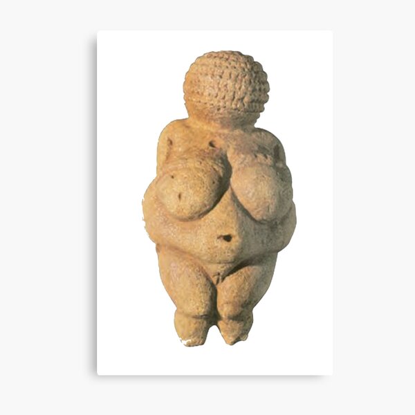#Venus of #Willendorf #artifact sculpture art figurine statue humanbody #VenusofWillendorf Metal Print