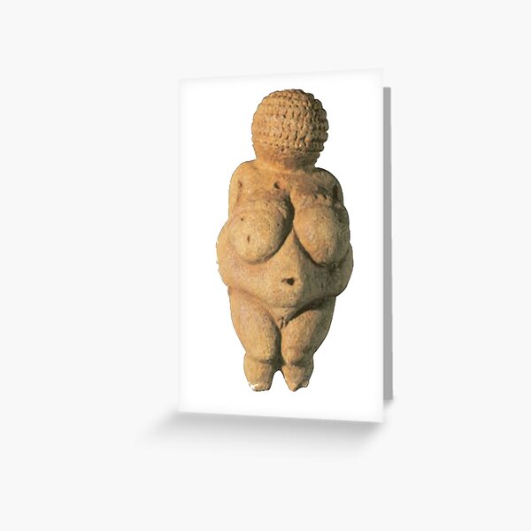 #Venus of #Willendorf #artifact sculpture art figurine statue humanbody #VenusofWillendorf Greeting Card