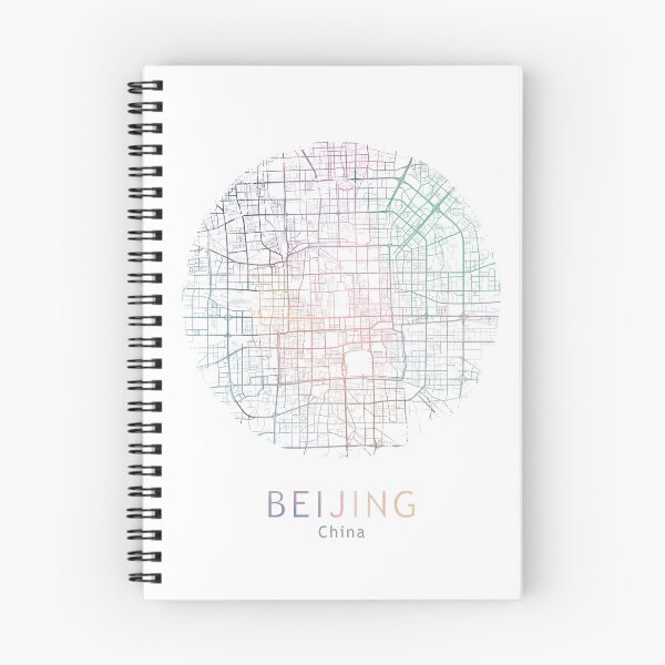 Item preview, Beijing Map, China Travel, Traveler Gift designed and sold by TheRedFinch.
