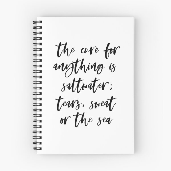 Item preview, The Cure For Anything Is Saltwater designed and sold by DesignsFromNalu.