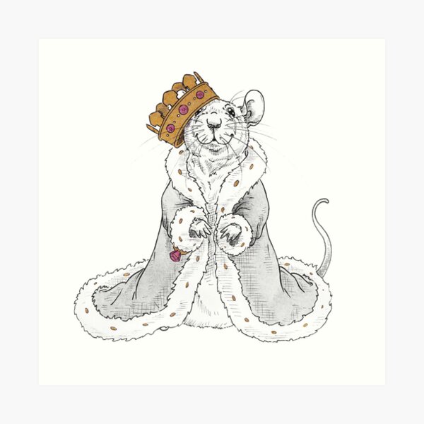 Rat King Art Print for Sale by Wootus