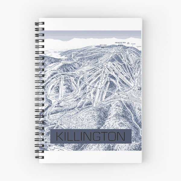 Item preview, Killington Mountain Winter Trail Map designed and sold by sczieff.