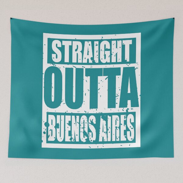 Item preview, Straight Outta Buenos Aires TShirt designed and sold by Oles Bielienkyi.