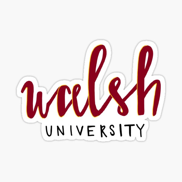 Walsh University Sticker By Artbyallio Redbubble