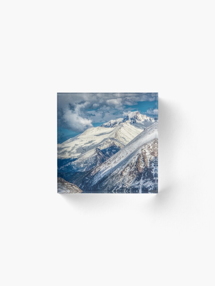 Alternate view of First View Longs Peak Acrylic Block