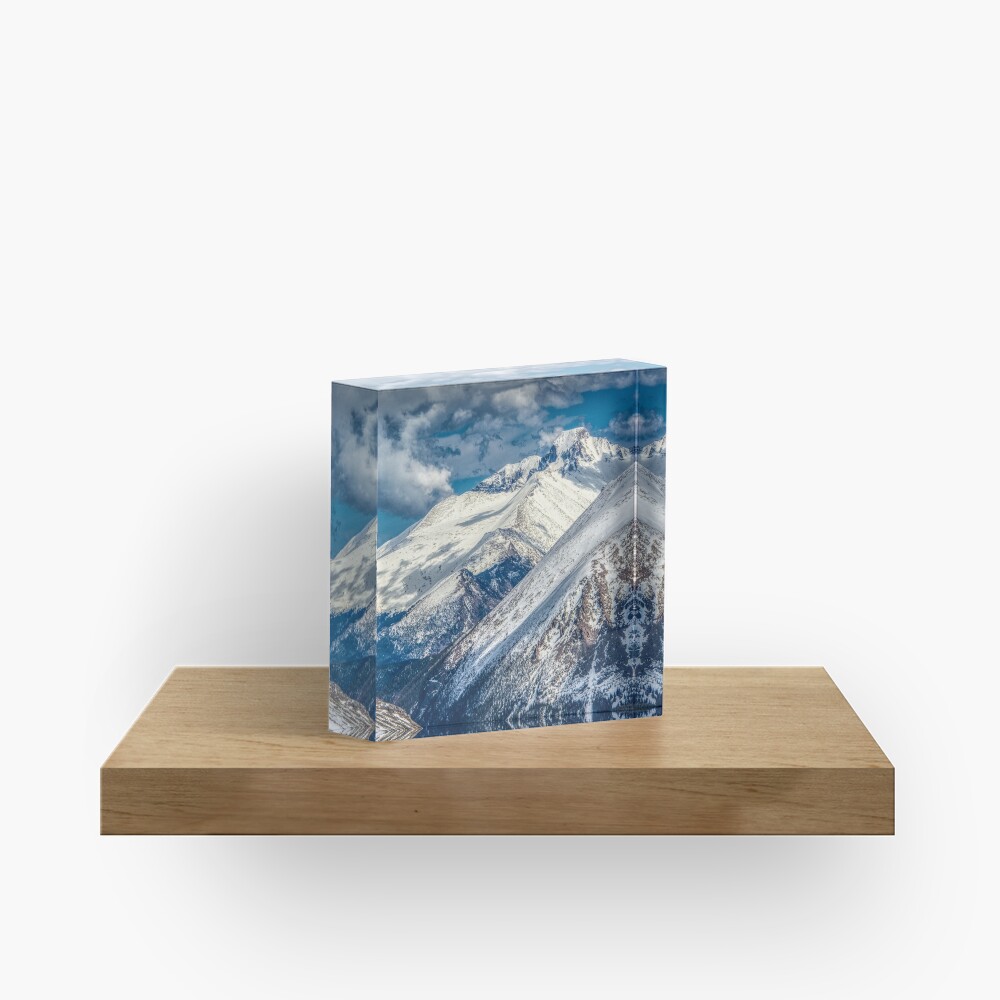 First View Longs Peak Acrylic Block