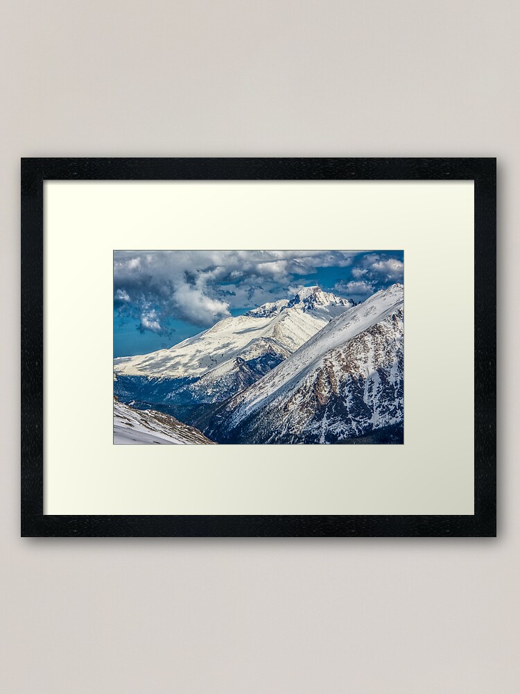 Alternate view of First View Longs Peak Framed Art Print