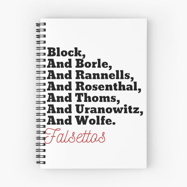 Item preview, Falsettos Cast (Lastnames) designed and sold by Alaina Fritzinger.