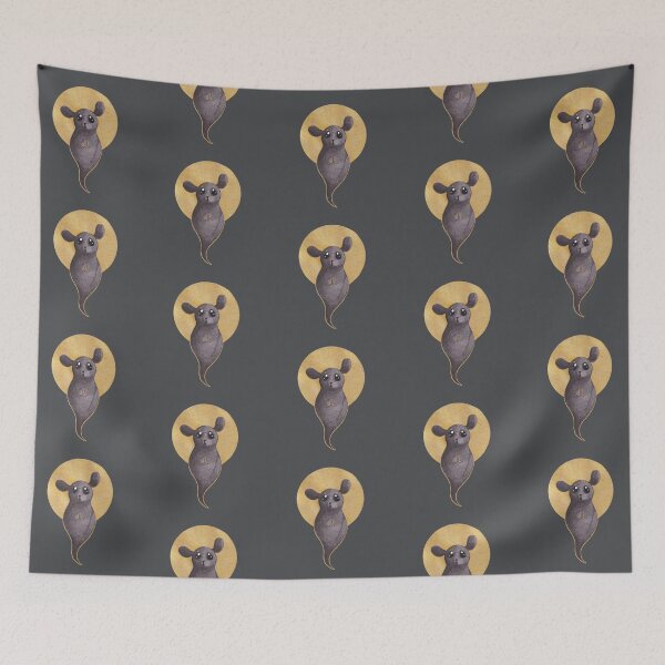 Item preview, Gold Ghost Rat designed and sold by Holly Wells . Sweet Illustrations.