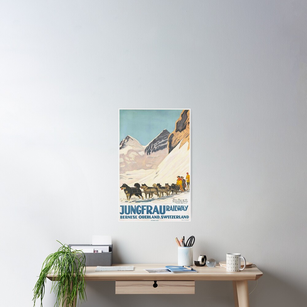 Jungfrau Huskies Poster
