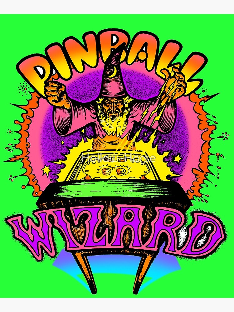 "Vintage Pinball Wizard" Poster by HollowHorse Redbubble