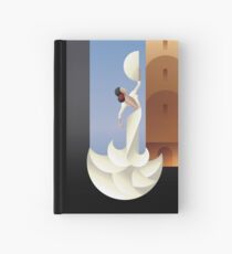 Cuaderno de tapa dura Art Deco estilo bailarín español de flamenco