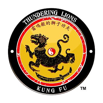 Artwork thumbnail, Thundering Lions Kung Fu School Shirt by RodneyStyle