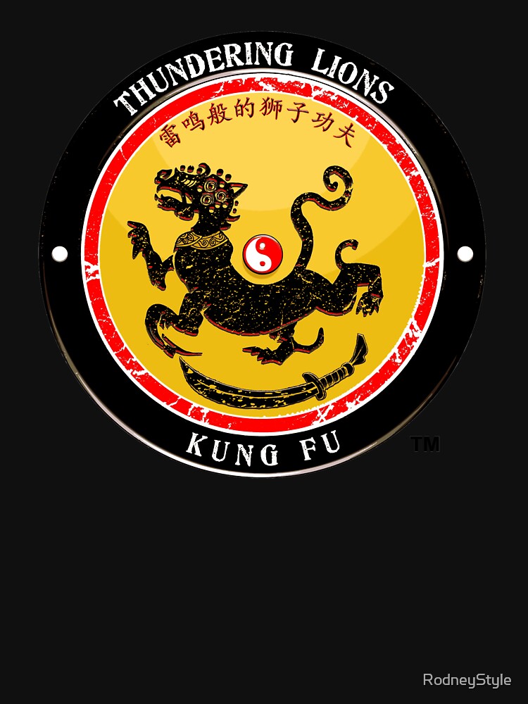 Thumbnail 7 of 7, Classic T-Shirt, Thundering Lions Kung Fu School Shirt designed and sold by RodneyStyle.