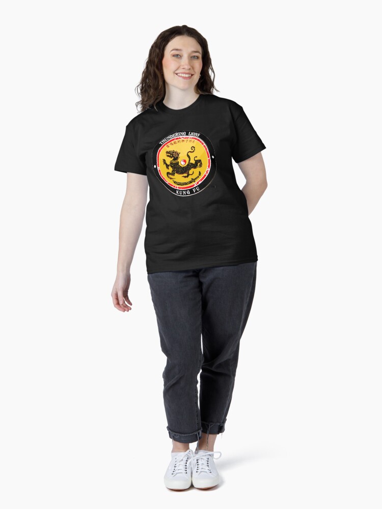 Thumbnail 4 of 7, Classic T-Shirt, Thundering Lions Kung Fu School Shirt designed and sold by RodneyStyle.