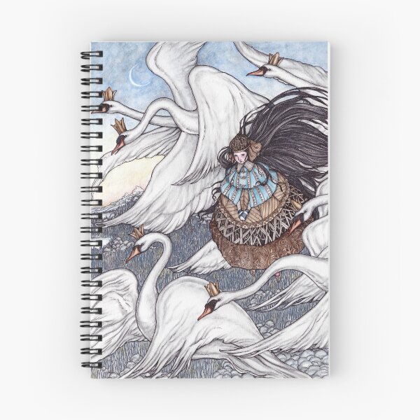 Item preview, six swans designed and sold by Jessica Gadra.