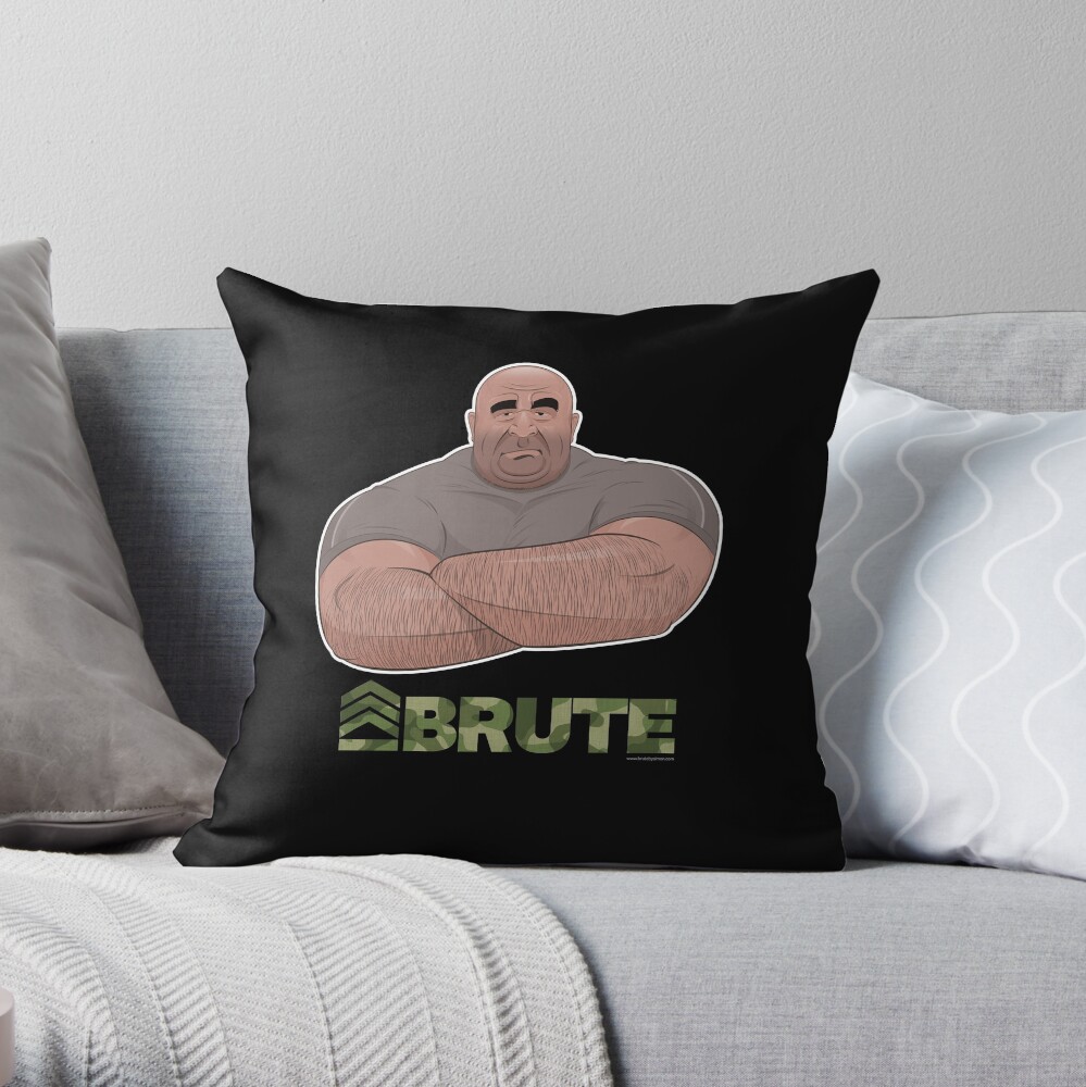 Strongman Throw Pillow