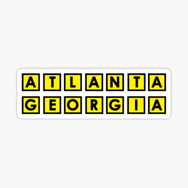 Atlanta Georgia Sticker