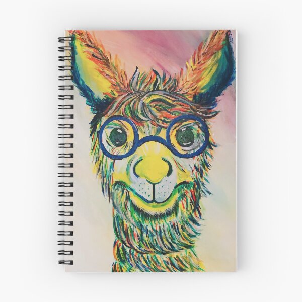 Item preview, Llama Wearing Glasses designed and sold by Higher Vibe Tribe.