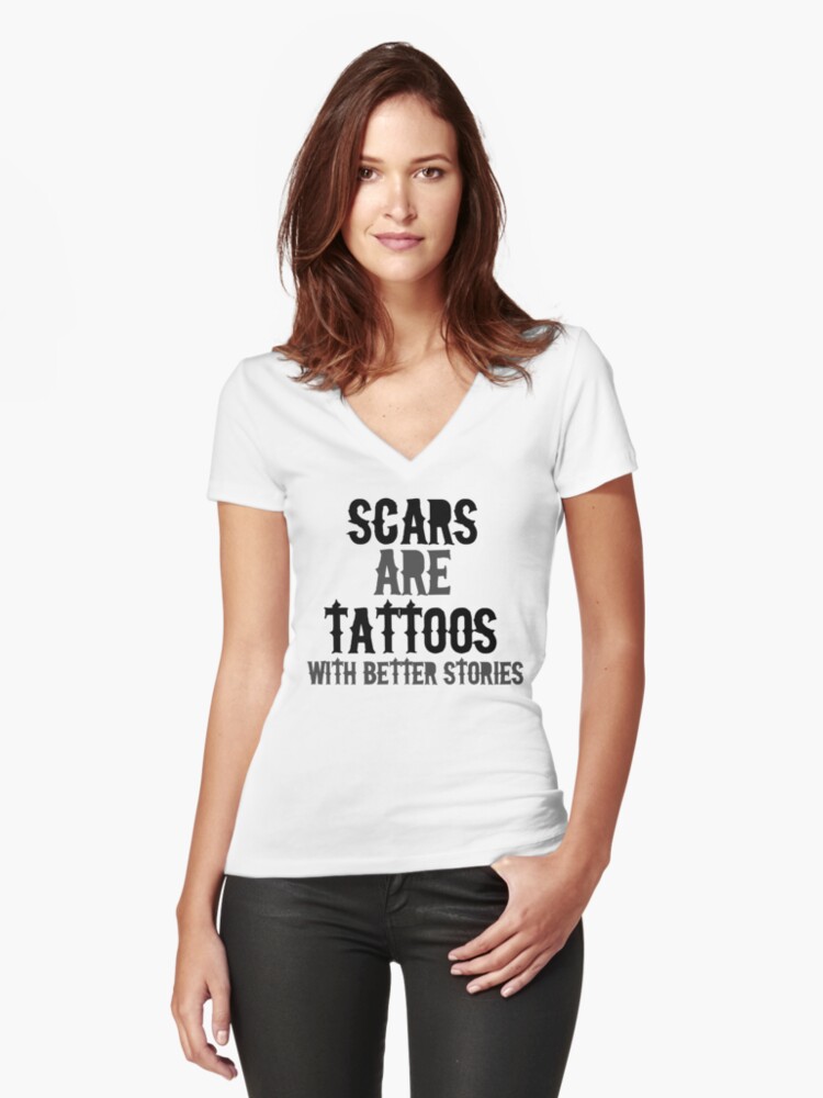 v neck tattoos for women