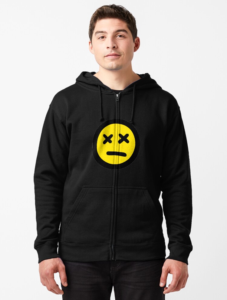 Dead smiley face hoodie new arrivals